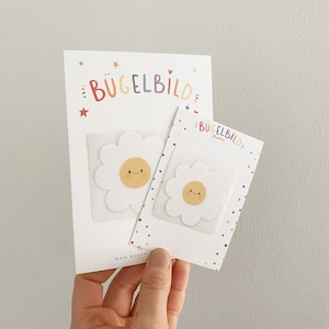 Mini trasferibili a caldo - margherite con facce