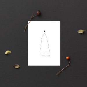 Karte/Postkarte - Tannenbaum