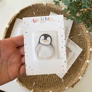 Mini iron-on transfers - Penguin