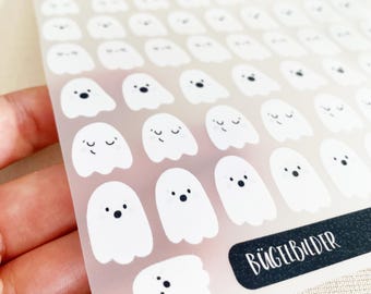 Iron-on patches little ghosts / 2 variants - Hot Peel / Iron on/ Applications