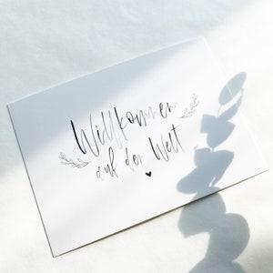 Cartolina/Card - Benvenuti nel mondo
