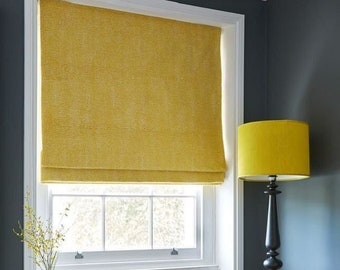 Window Shades | Roman Shade | Contemporary | Universal | Solid | Blackout | Light Filtering | Custom Fit | Handmade | Curtains | Blinds