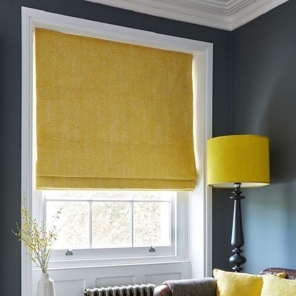 Window Shades | Roman Shade | Contemporary | Universal | Solid | Blackout | Light Filtering | Custom Fit | Handmade | Curtains | Blinds
