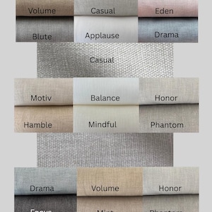 SAMPLES | Fabrics | Materials | Curtains | Window Shades | Roman Shades | Pick Your Own