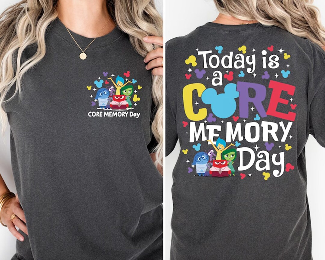 Today is A Core Memory Day Shirt, Inside Out Friends Tee, Disney ...