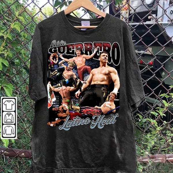 Vintage 90s Graphic Style Eddie Guerrero Shirt - Eddie Guerrero TShirt - American Professional Wrestler Tee For Man and Woman Unisex T-Shirt