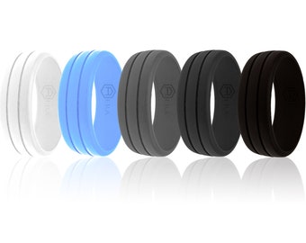 AERA Mens Silicone Ring Rubber Wedding Band US Made Highest Quality Activewear Athletic Comfort Jewelry - Etsy #1 Rated Silicone Ring Brand