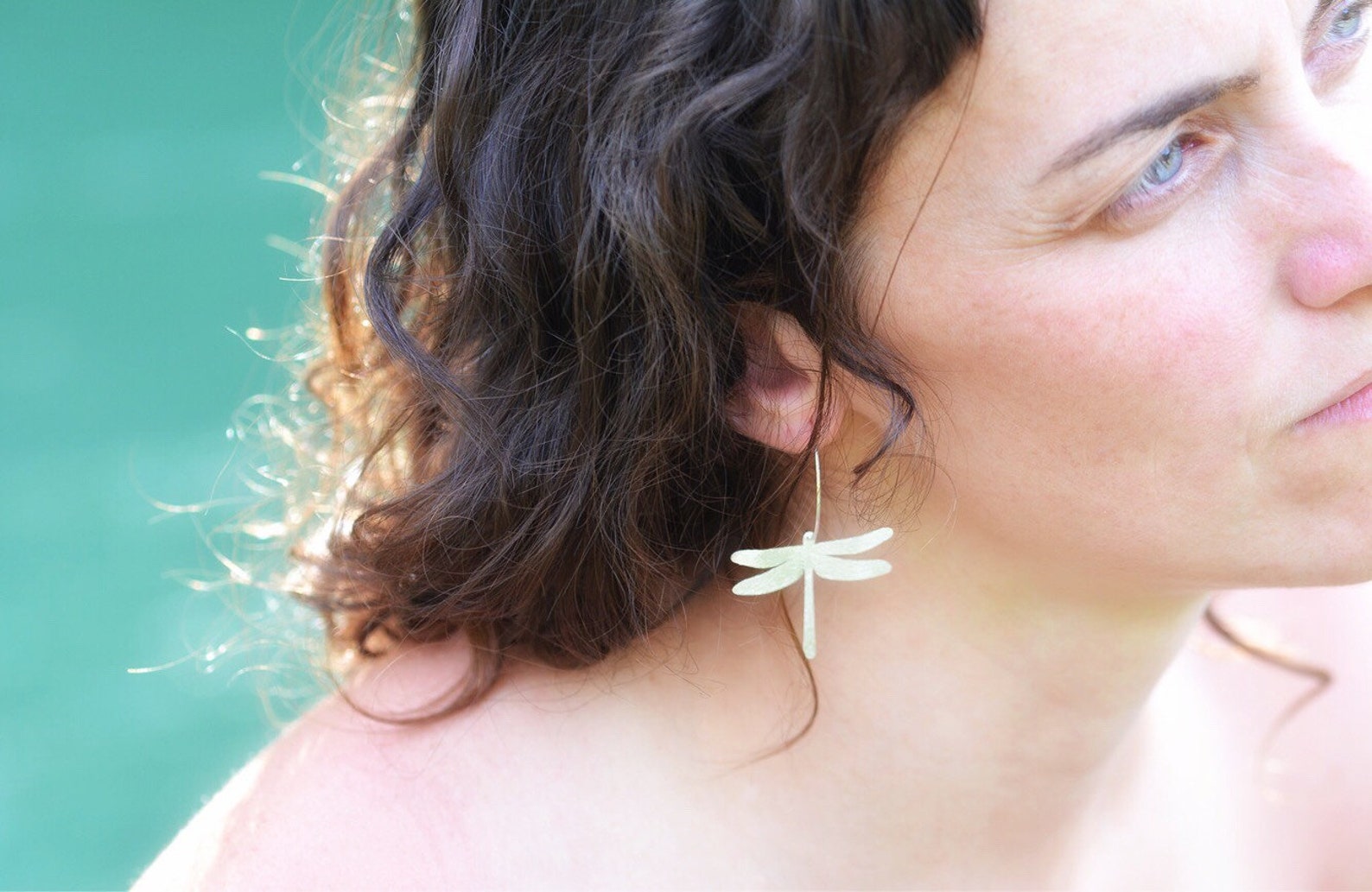 Pendientes De Libélula De Acrílico - Diseño Plano, Ganchos De Acero Inoxidable, Ligeros, Hipoalergénicos, Regalo Para Mujeres Y Niñas