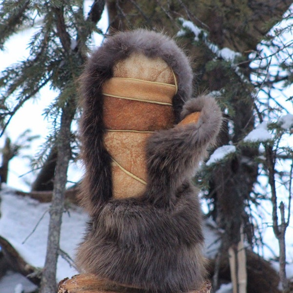 Fur mitts beaver