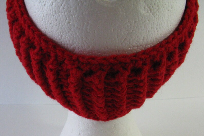 Womens Crochet Headband Crochet Head Wrap Red Head Wrap Red Headband Red Ear Warmer Womens Crochet Head Wrap Crochet Ear Warmer