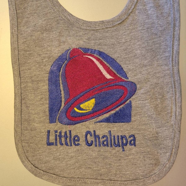 Baby Bib - Taco Bell - Made to order with whatever logo you want!