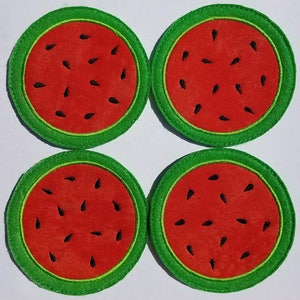 Citrus Embroidered coaster set of 4 image 3