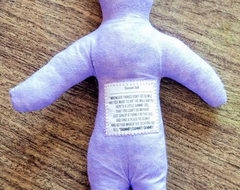 Purple Dammit Doll