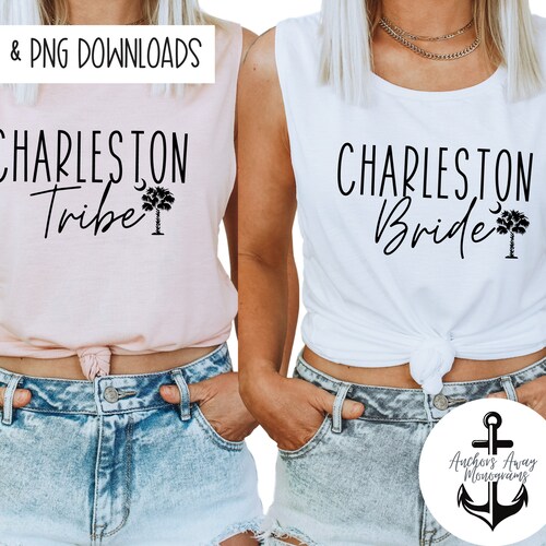 Charleston Bride & Tribe SVG AND PNG L Last Fling on King L Etsy