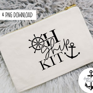 oh ship kit |  Hangover Kit SVG Hangover Recovery Kit SVG, Bride or Die, Wedding SVG, cruise , Lets go Girls, Bachelorette, Party Favor, Gif