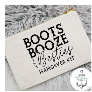 Boots Booze Besties Hangover Kit SVG, Bride or Die, Wedding SVG, Western Bach, Lets go Girls, did you die, Bachelorette, Party Favor, Gif
