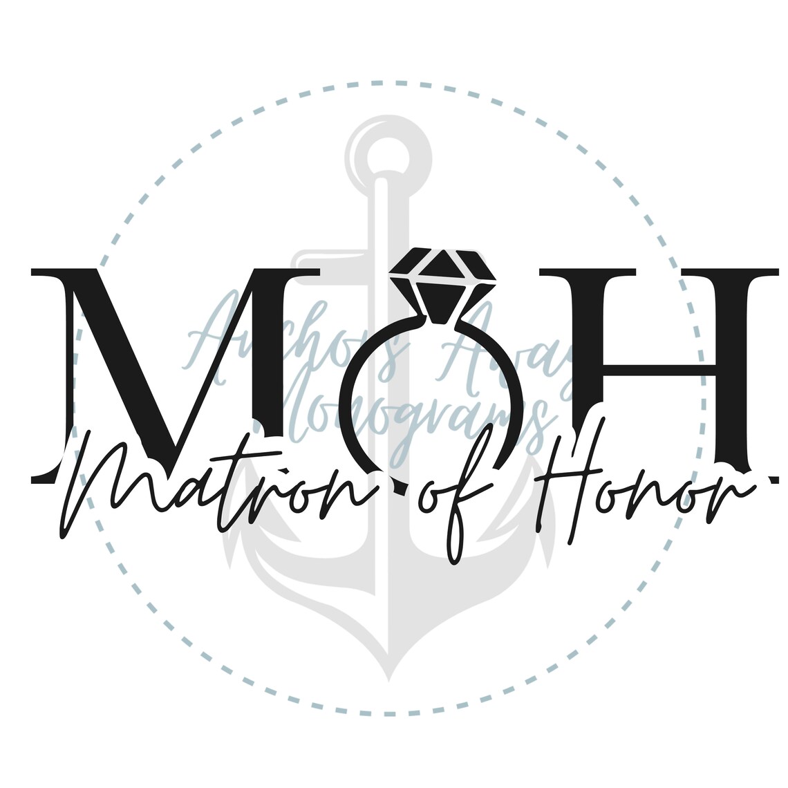 Matron of Honor SVG AND PNG Files L Matron of Honor Gifts L Etsy