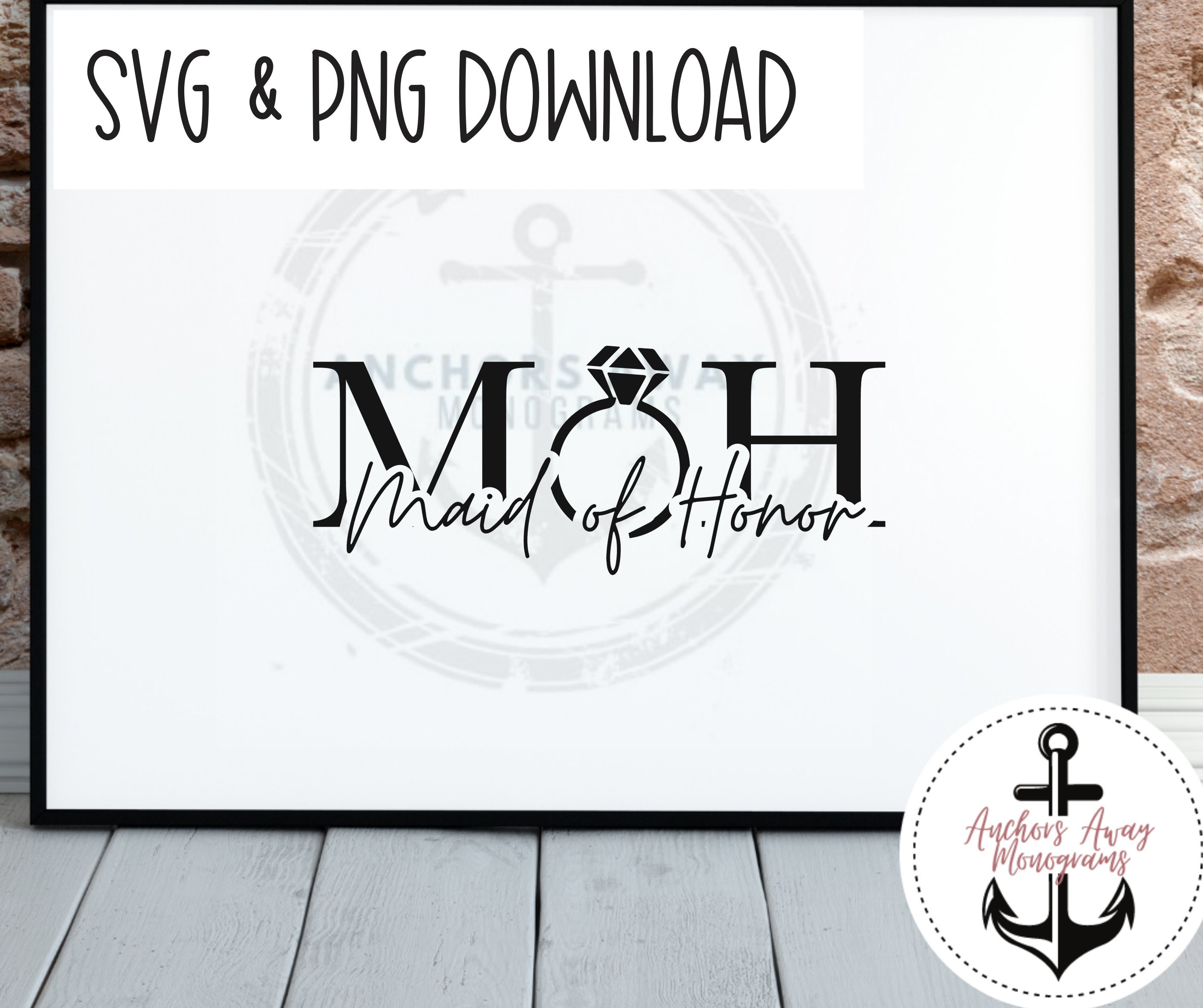 Maid of Honor SVG AND PNG Files L Maid of Honor Gifts L Maid - Etsy