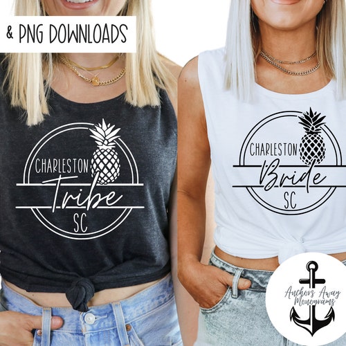 Charleston Bride & Tribe SVG AND PNG L Last Fling on King L Etsy