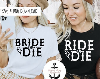 Braut oder Die SVG I Ride or Die SVG Bride Tour Lets Rock and Roll l Braut Bach Tour l Braut oder Die l Bis Tod Do Us Party l