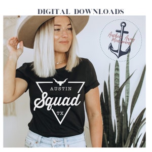 Austin Squad SVG AND PNG  Texas Bachelorette l Austin Bachelorette l Western Bach l Lets Go Girls I Disco Cowgirl Bach