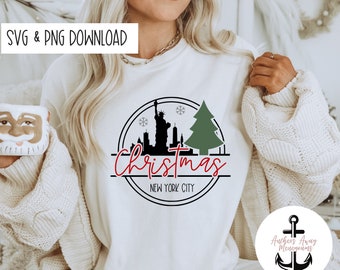 New York City Christmas Trip 2025 l NYC Besties Trip l Cheaper than therapy SVG & PNG  Files