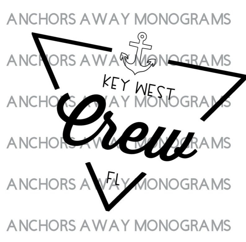 Key West Bride & Crew SVG AND PNG Files Etsy