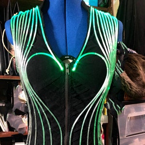 Women's HEART Fiber Optic Top