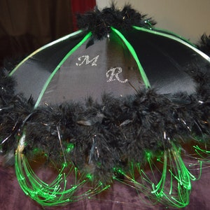 Groom/Bachelor Black Umbrella