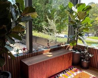 Hardwood Bench with Internal Storage. Cabinet with Flip-Top Lid and internal storage | Hallway, Entryway, Foot of Bed Hardwood Bench