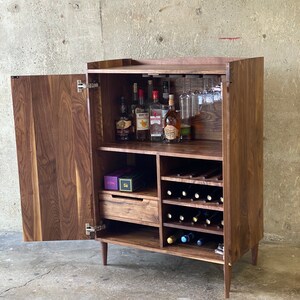 the Tall Shenandoah Liquor & Wine Cabinet