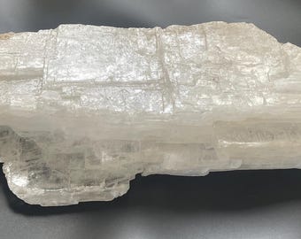 Raro cristallo di selenite grezza XXL proveniente dal Nuovo Messico - Grande pietra naturale energizzante, purificazione con i cristalli, minerale di gesso bianco, meditazione, decorazione