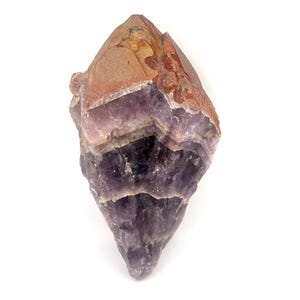 Auralite23 with Red/Brown Hematite Cap! Massive Master Healer Metaphysical Crystal from Thunderbay! Wow! 8.5inch!