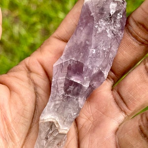 Varita de amatista Auralite 23 canadiense Chevron, 3 pulgadas
