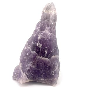 Pieza única de cristal de amatista Chevron canadiense Auralite23 con punta de cuarzo