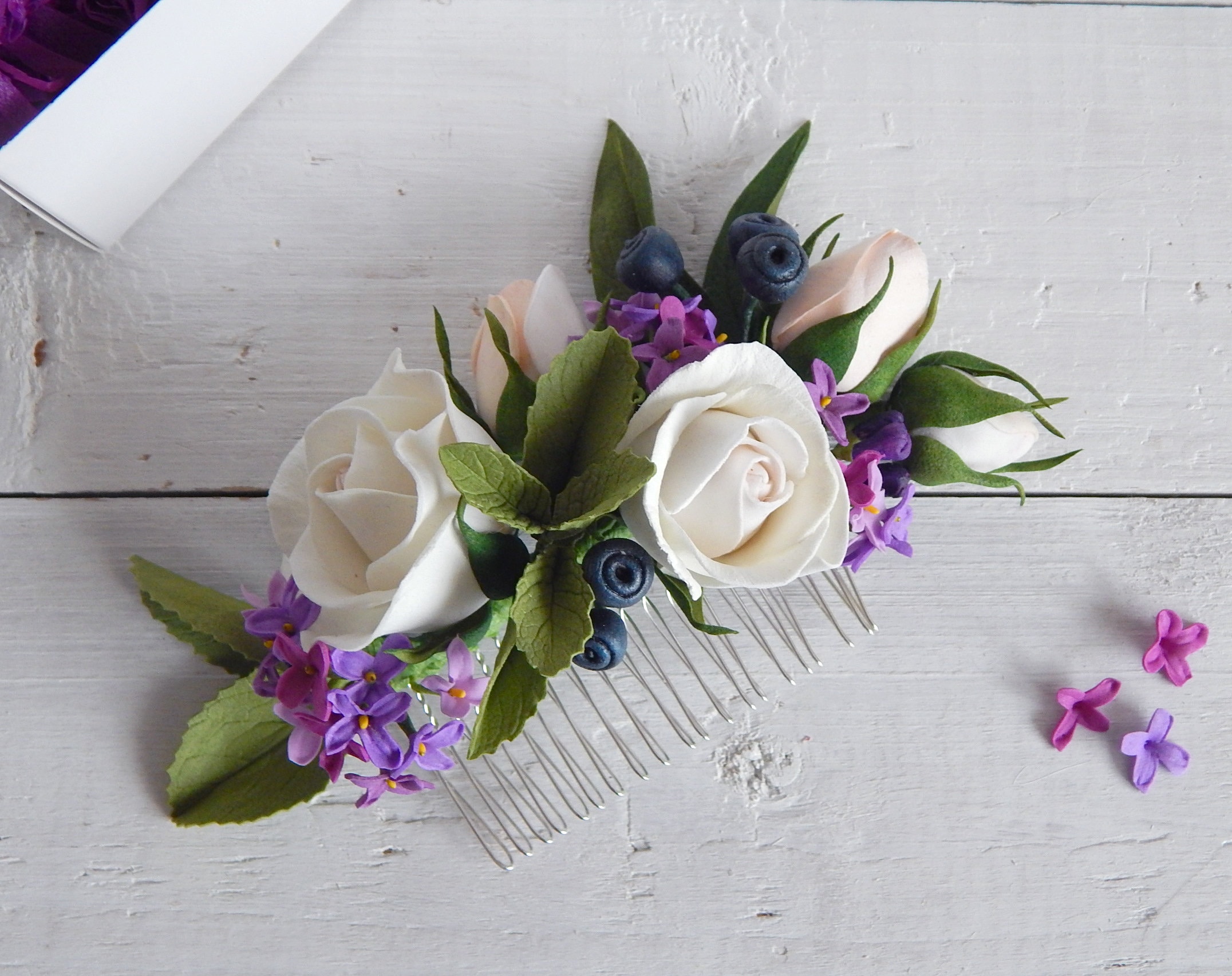 Ivory Hair Combs - Etsy
