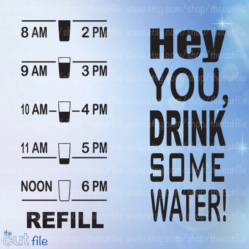 cup that reminds you to drink water