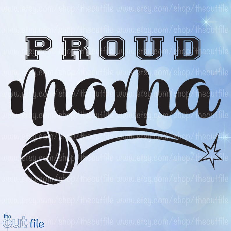 Download Proud Volleyball Mom svg mama shirt design sport svg ...