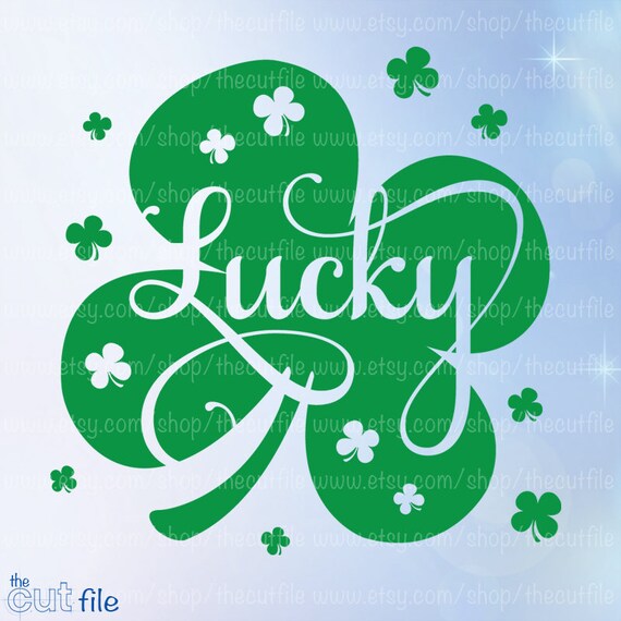 Download Saint Patricks Day Svg Cutting File Lucky Shamrock Design Etsy
