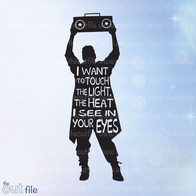 Download Say Anything inspired In your eyes svg Vinyl vector cut | Etsy