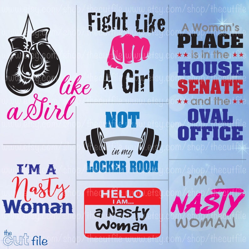 Download Art Collectibles Clip Art Nasty Woman Women S Rights Svg Bundle She Persisted Cut Files Feminist Svg Resist Shirt Design Womens Movement