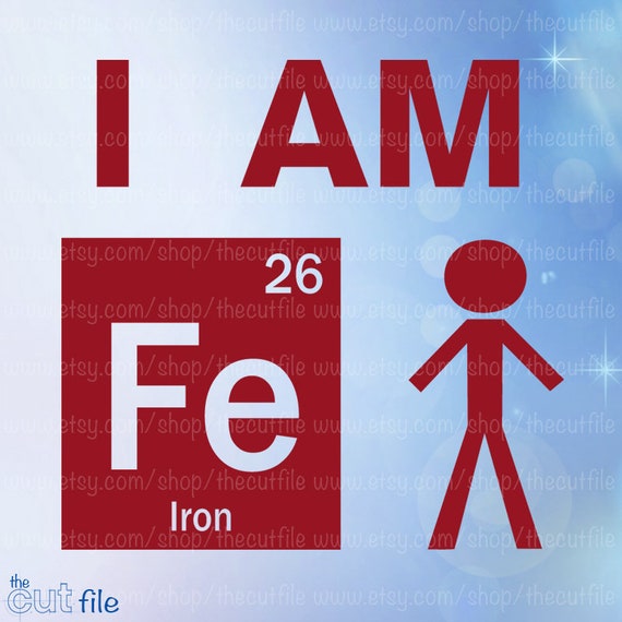 Funny Iron Man Periodic Table Science Chemistry T-Shirt Funny Iron Man Periodic Table Science Chemistry T-Shirt