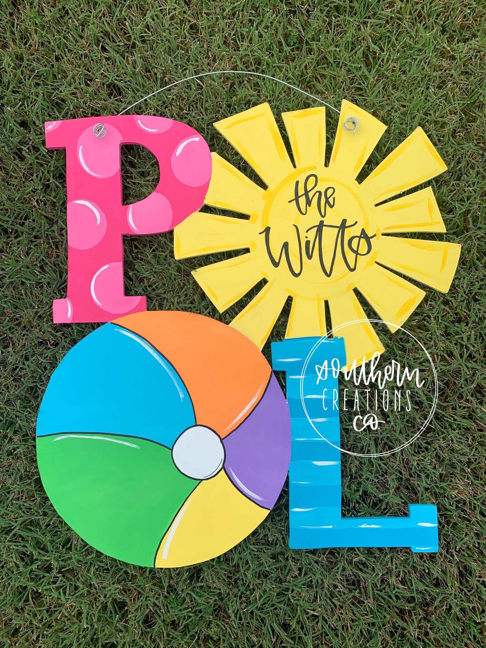 Pool Door Hanger Summer Door Hanger Door Hanger Door Etsy