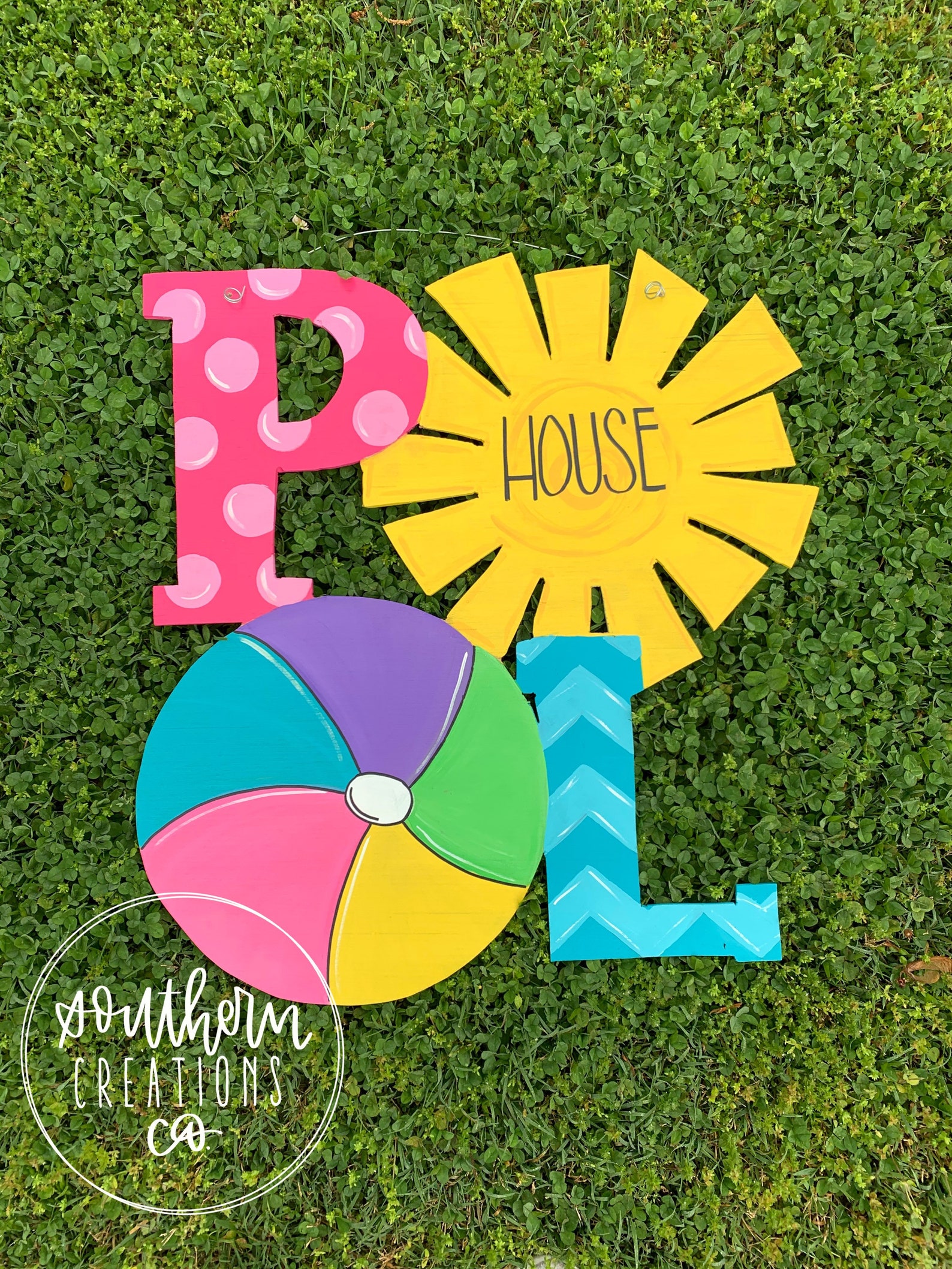 Pool Door Hanger Summer Door Hanger Door Hanger Door Etsy