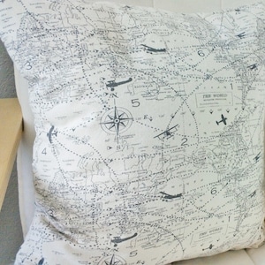 Aviation throw pillows Nursery decor Air Traffic throw pillows Vintage aviation throw pillows Planes Nursery decor Baby shower gift