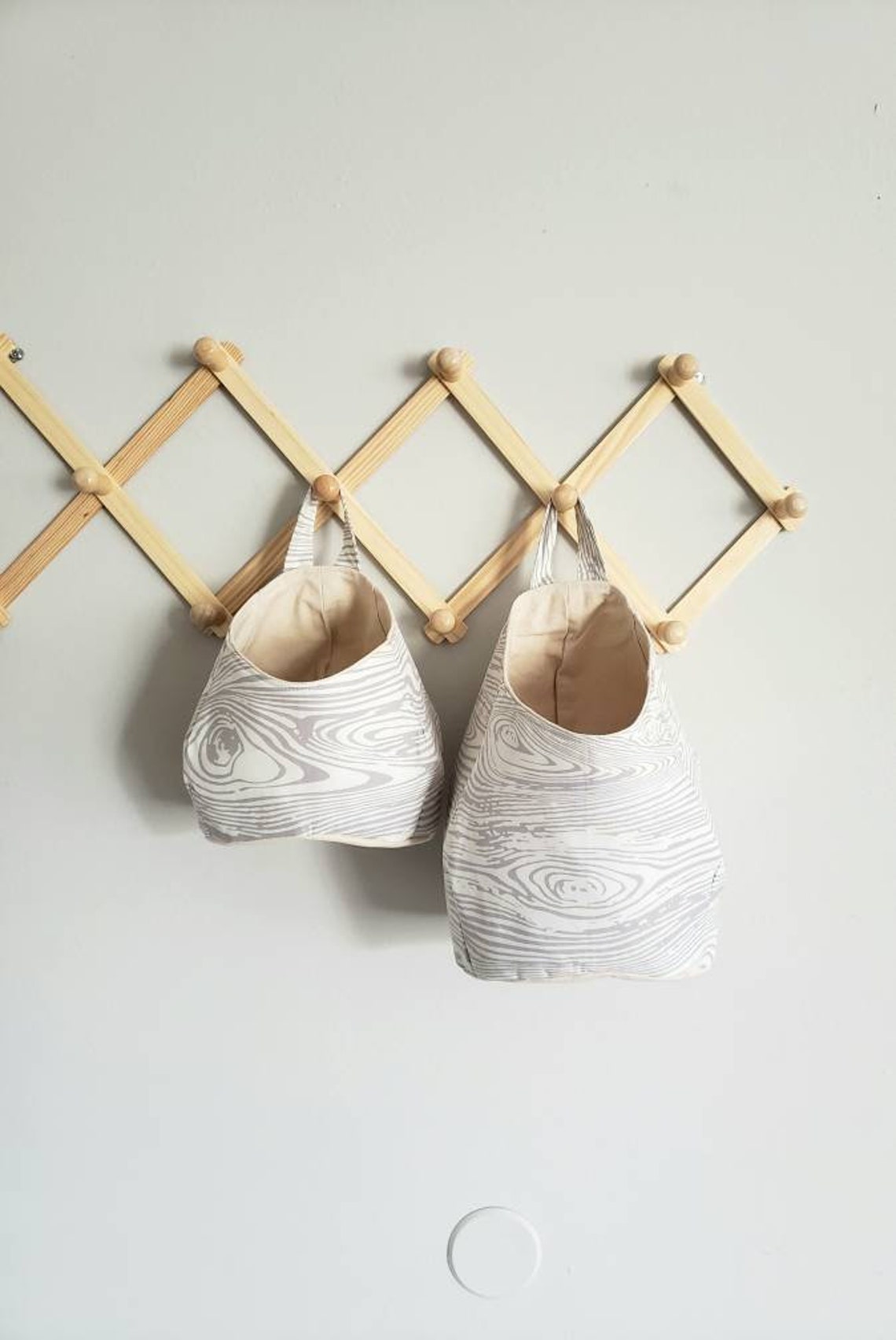 Hanging Storage Pod Woodgrain Storage Pod Woodland Nursey Home Etsy