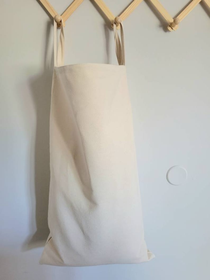 Hanging Duck Canvas Laundry Hamper - Fabric Storage Bin bild 2