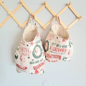 Christmas Canvas Storage Pod: Holiday Hanging Organizer