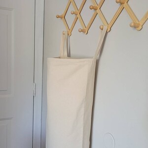 Hanging Duck Canvas Laundry Hamper - Fabric Storage Bin bild 3
