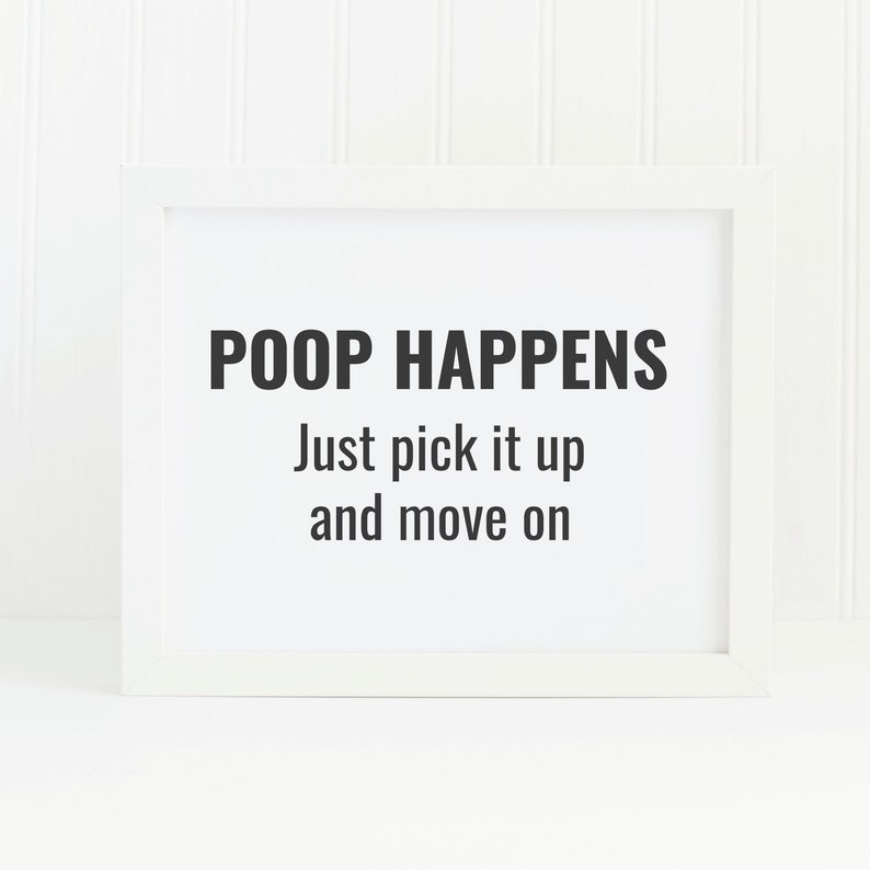 Funny Typography Art Dog Art Print Dog Printable Wall Decor Home Decor ...